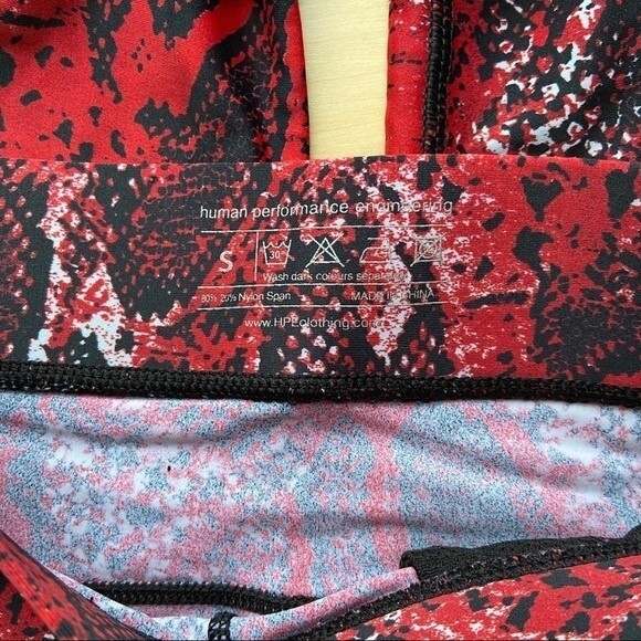 HPE Human Performance Engineering Snake Print Compression Leggings S - Picture 7 of 11